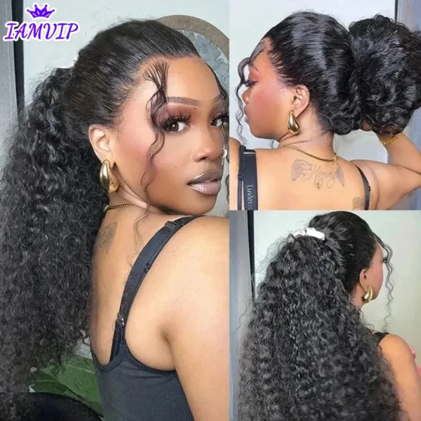 HD Kinky Curly Wig - Image 3