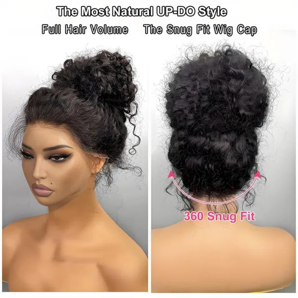 HD Kinky Curly Wig - Image 4
