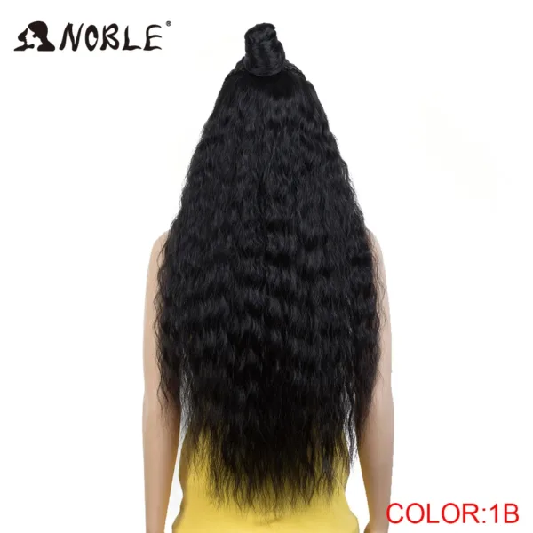 Lace Frontal Wig Curl With Baby Hair Synthetic Wig - Image 18