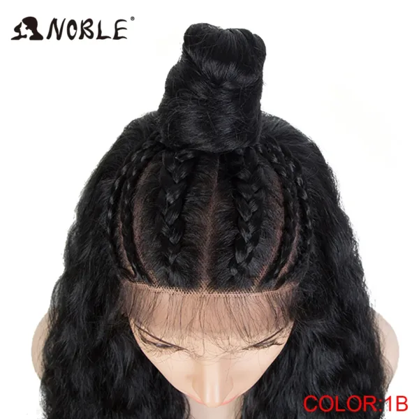 Lace Frontal Wig Curl With Baby Hair Synthetic Wig - Image 17