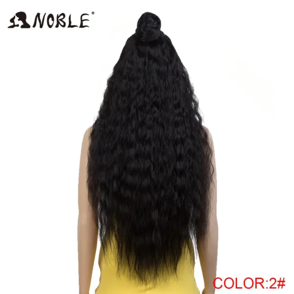 Lace Frontal Wig Curl With Baby Hair Synthetic Wig - Image 26