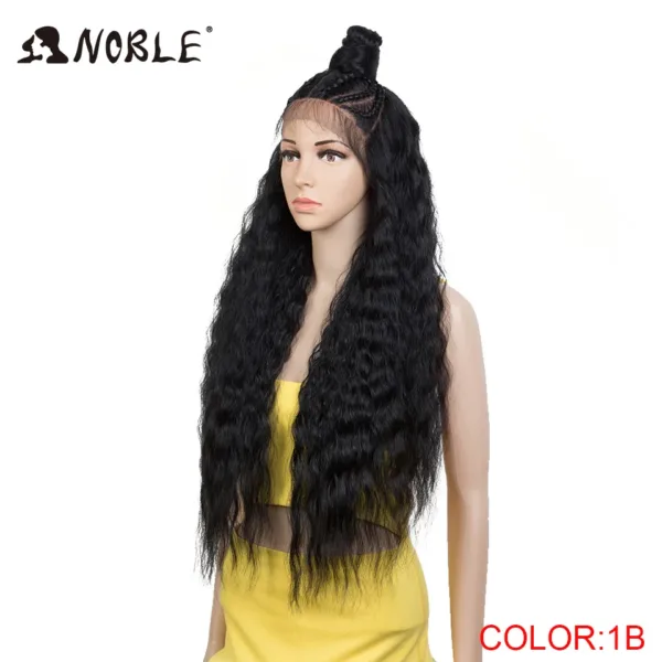 Lace Frontal Wig Curl With Baby Hair Synthetic Wig - Image 15