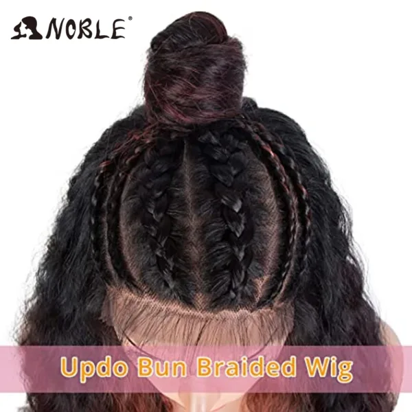Lace Frontal Wig Curl With Baby Hair Synthetic Wig - Image 4