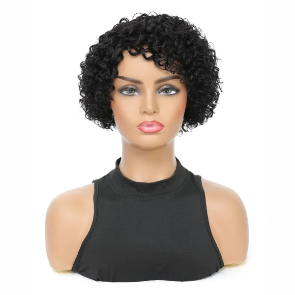 Curly Glueless Short Pixie Wigs - Image 17