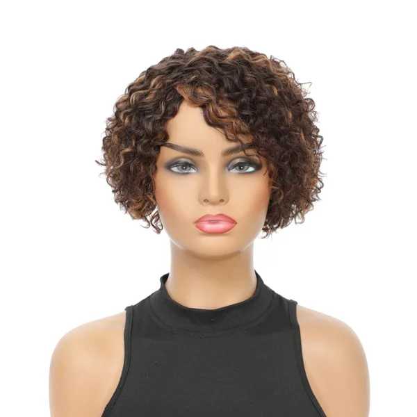 Curly Glueless Short Pixie Wigs - Image 18