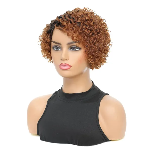 Curly Glueless Short Pixie Wigs - Image 22