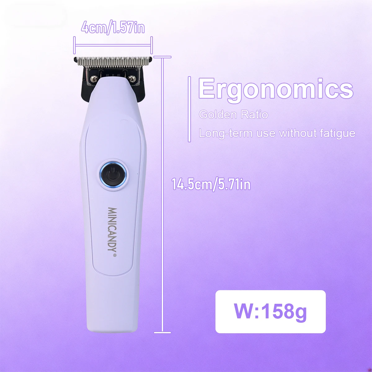 Professional DLC Zero-Gap Hair Clipper - Image 6