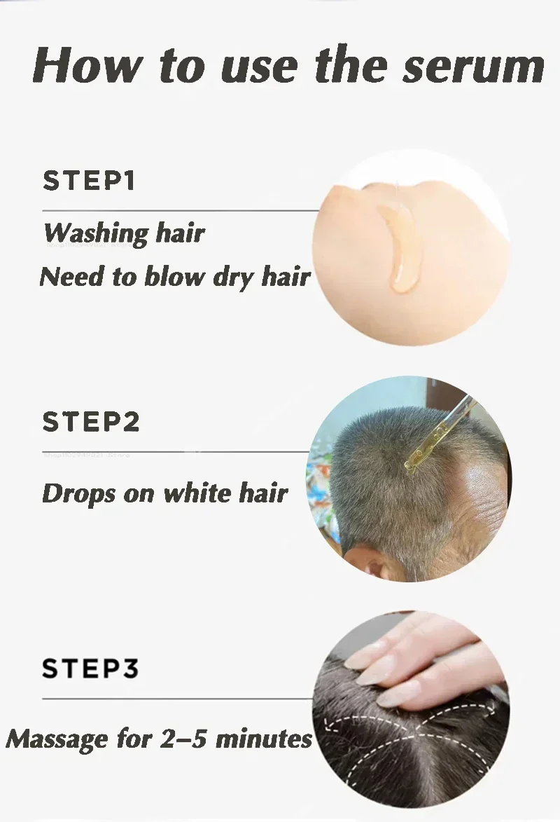 Anti-Gray Hair Darkening Serum - Image 10