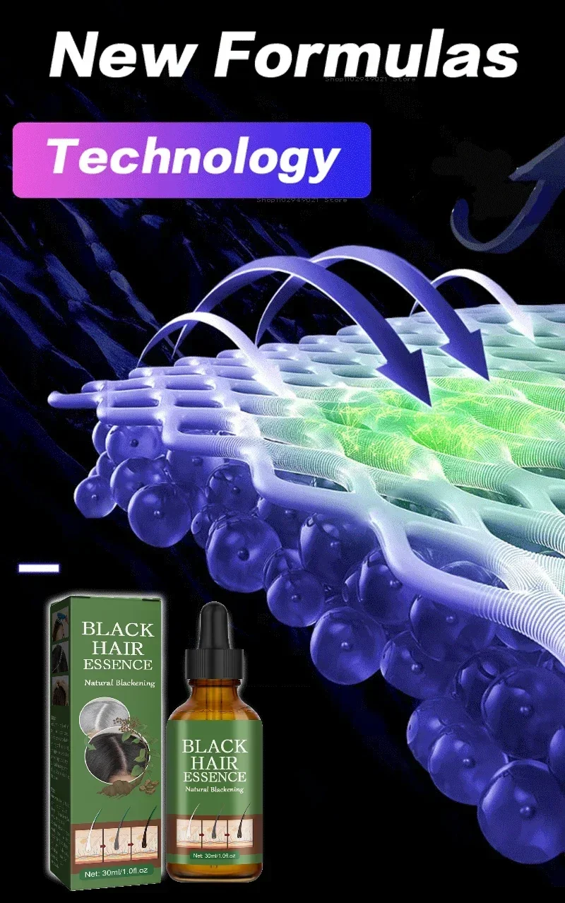 Anti-Gray Hair Darkening Serum - Image 5