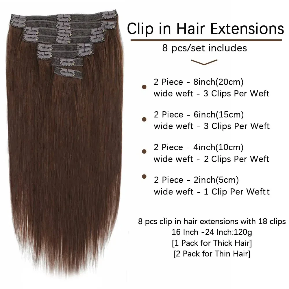 Human Hair Clip-In Extensions - Image 5