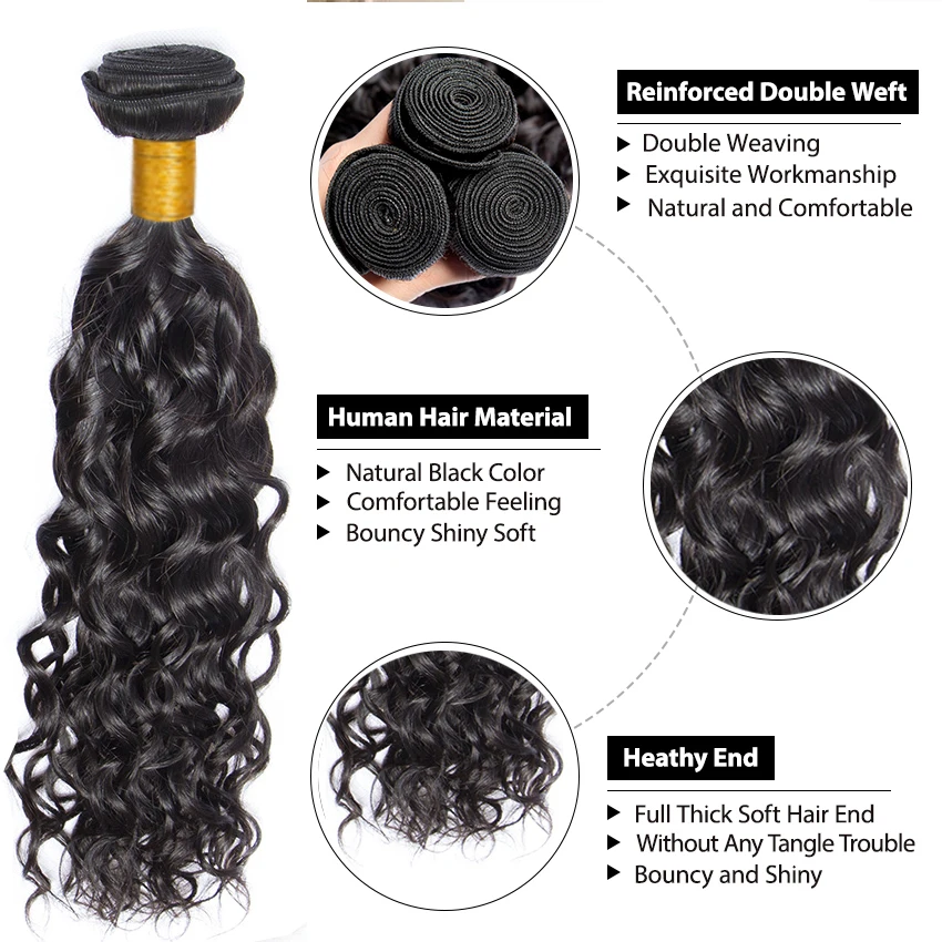 Afro Kinky Curly Human Hair Weave