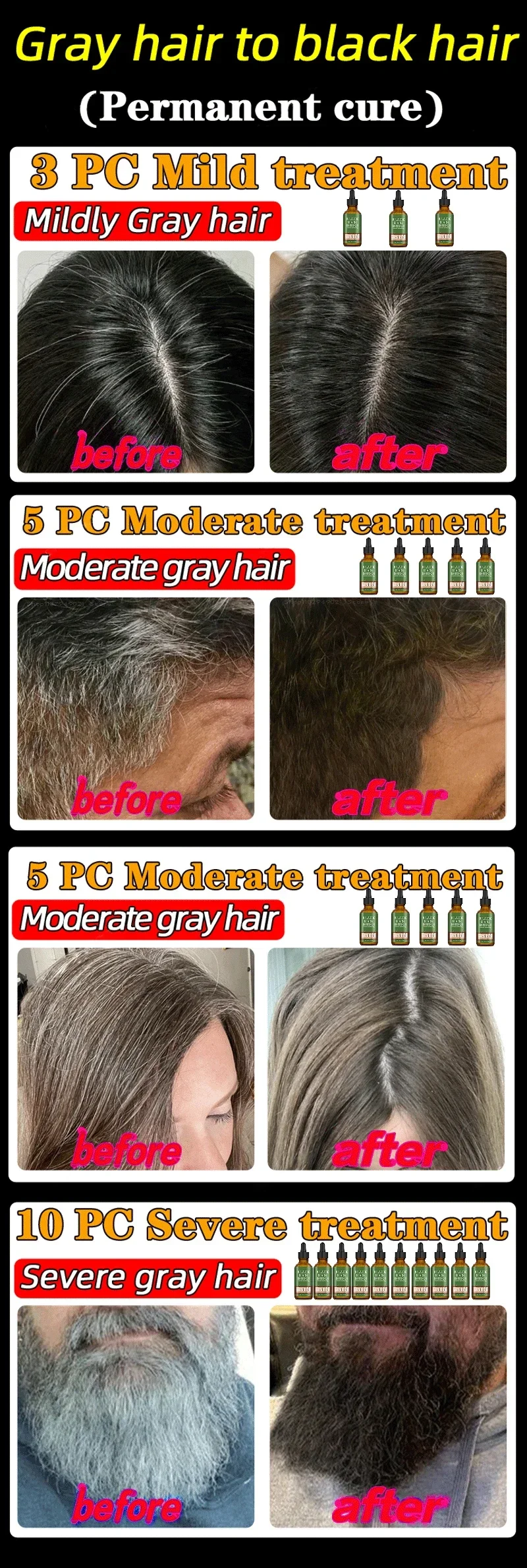 Anti-Gray Hair Darkening Serum - Image 4