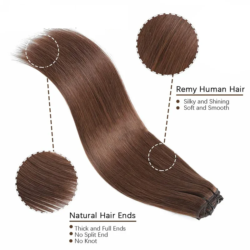 Human Hair Clip-In Extensions - Image 2