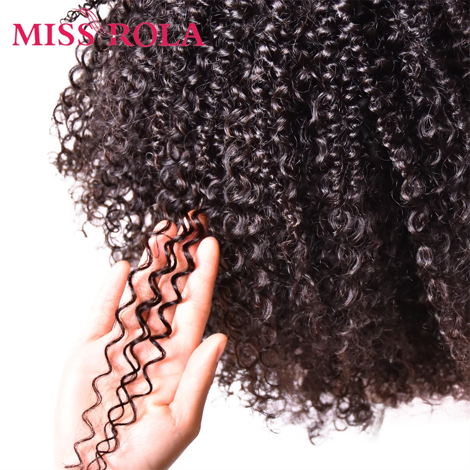 Kinky Curly Remy Human Hair Set - Image 4
