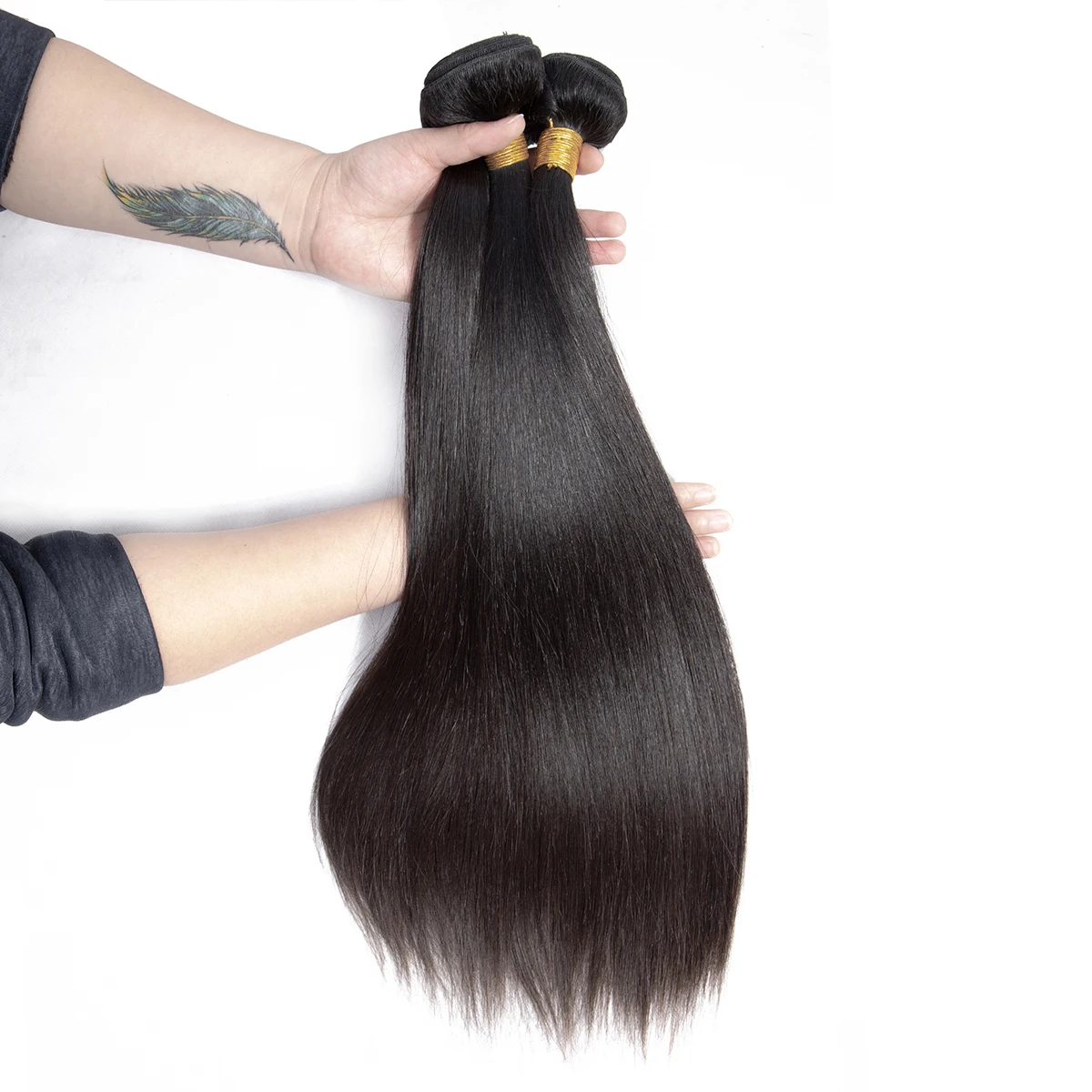 Thick Blonde Remy Straight Weave - Image 3