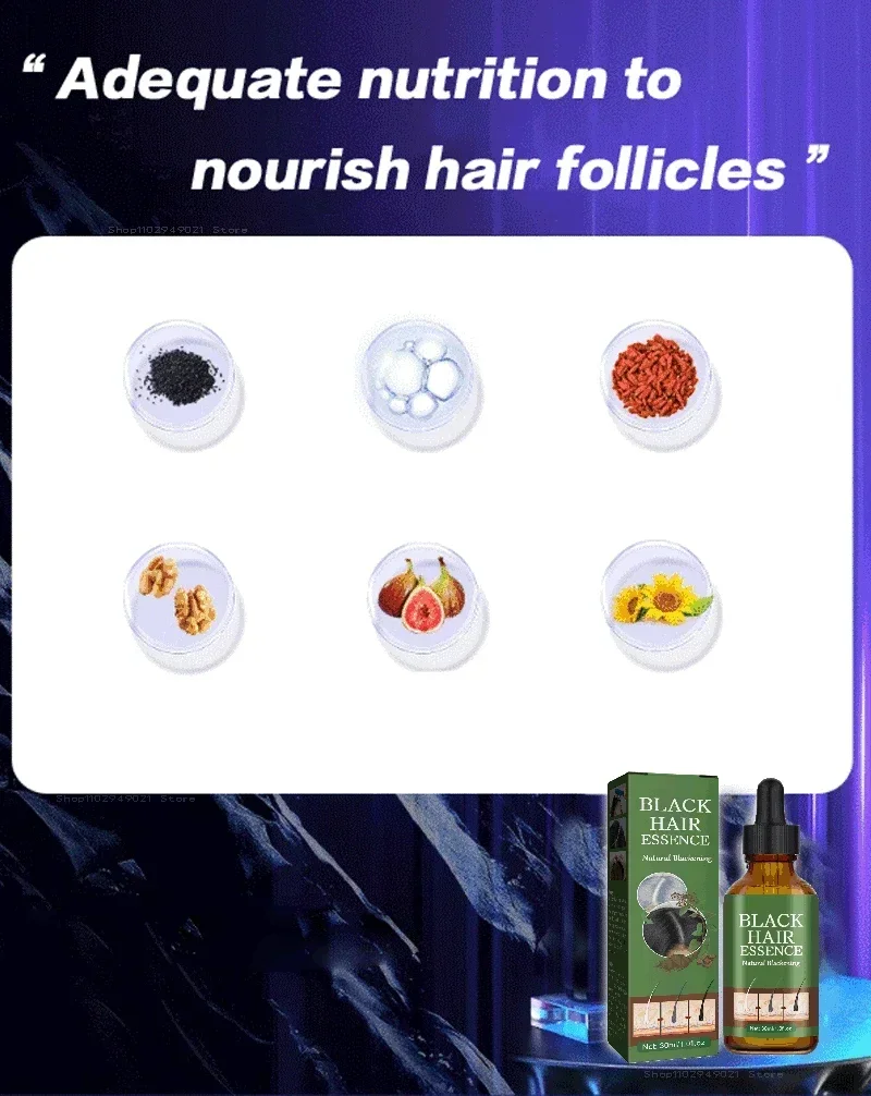 Anti-Gray Hair Darkening Serum - Image 7