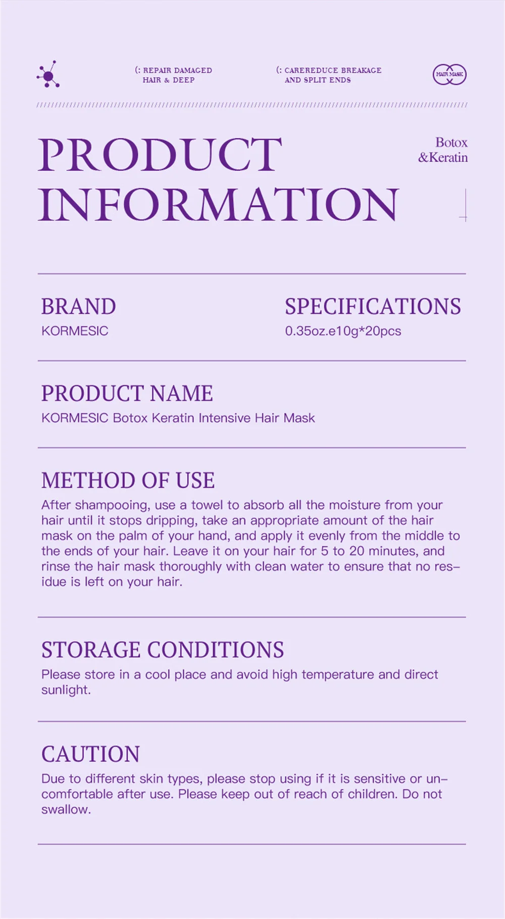 5-Second Keratin Repair Hair Mask - Image 20