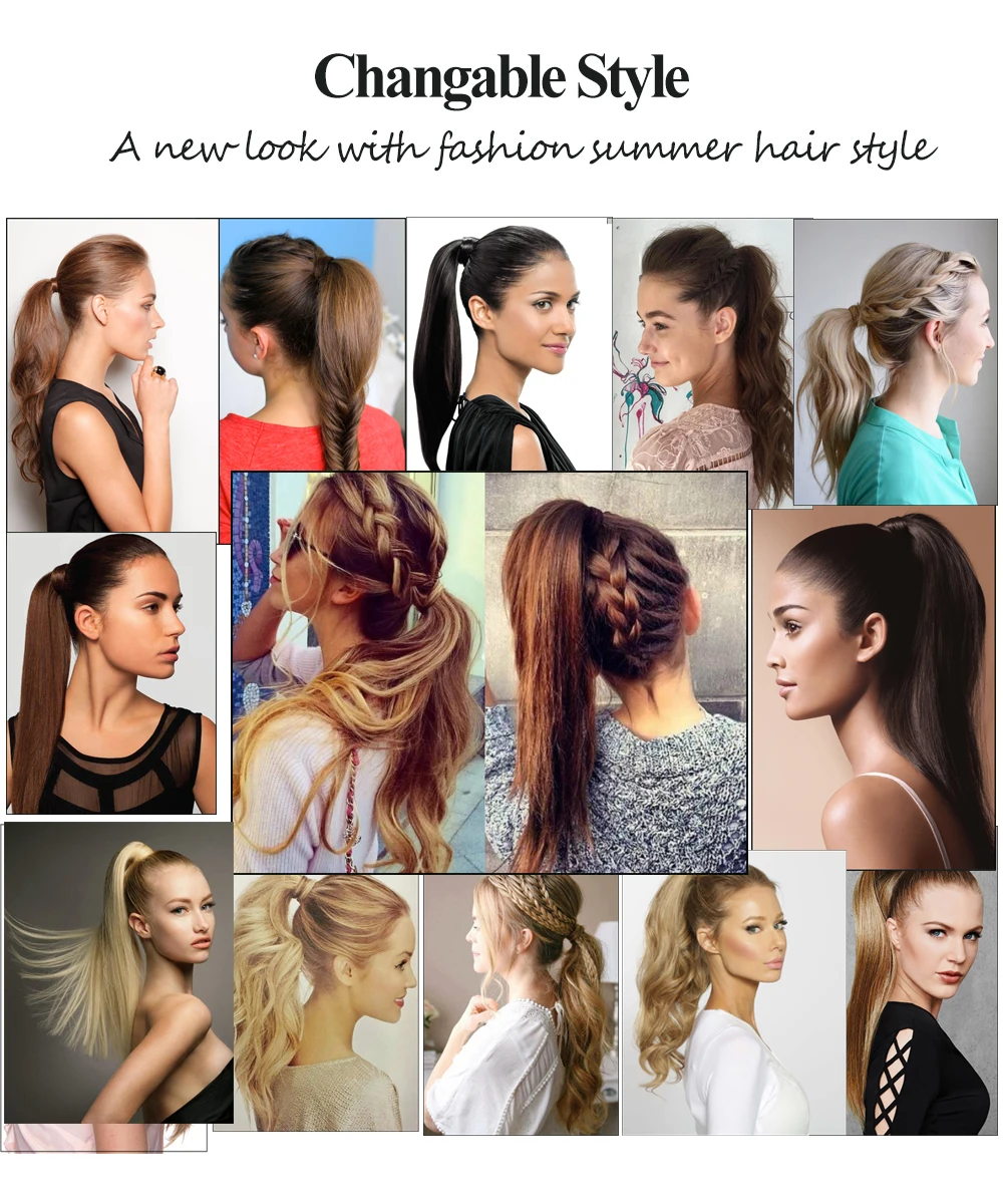 European Long Ponytail Extensions - Image 20