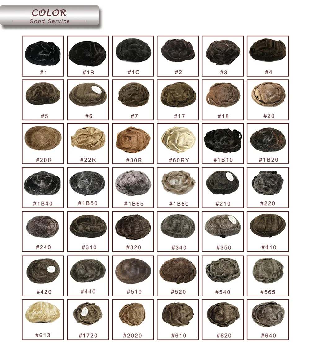 Premium European Hair Men's Toupee - Image 9