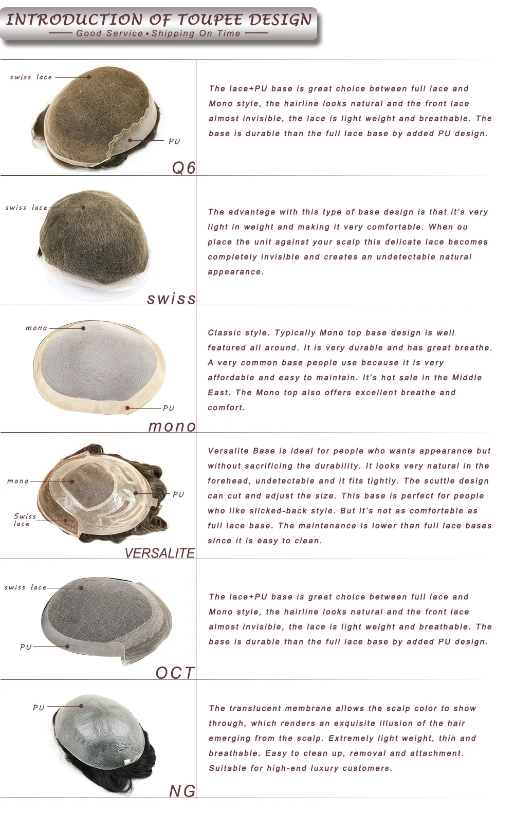 Premium European Hair Men's Toupee - Image 11