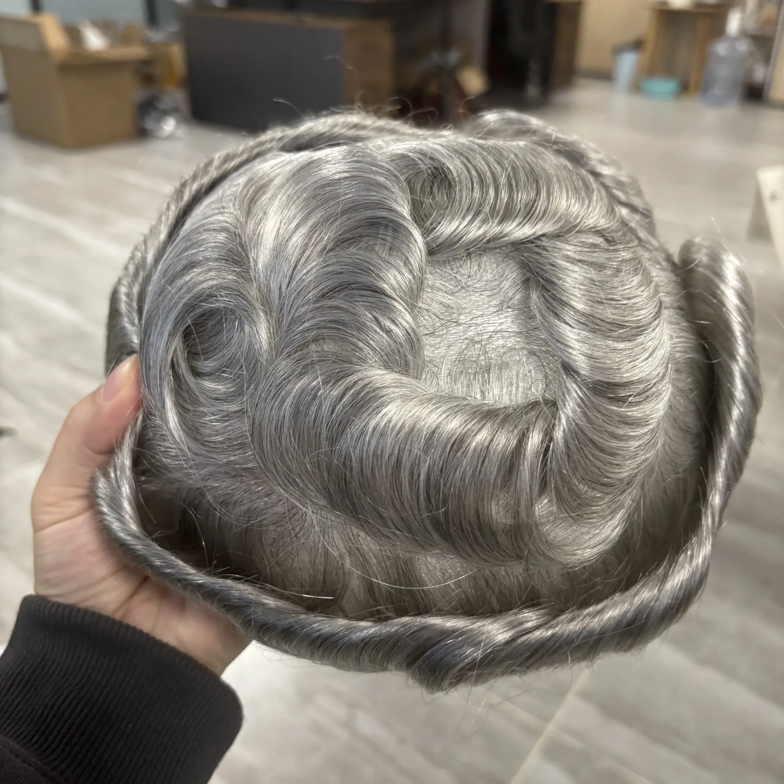 Indian Remy Hair Men's Toupee - Image 5