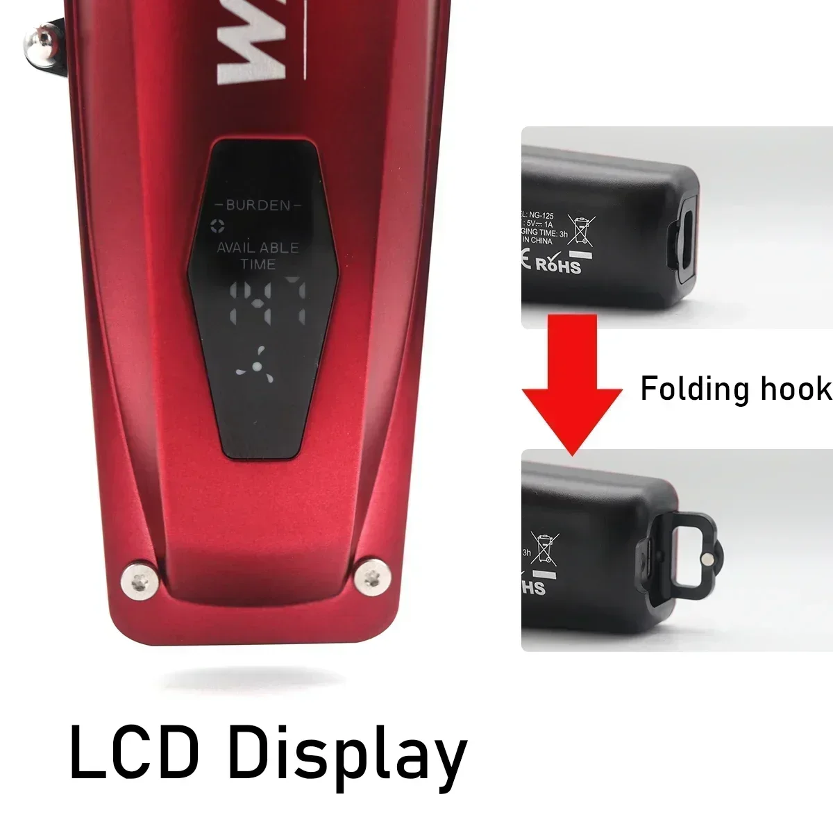 Professional Ceramic Blade Hair Clipper - Image 6