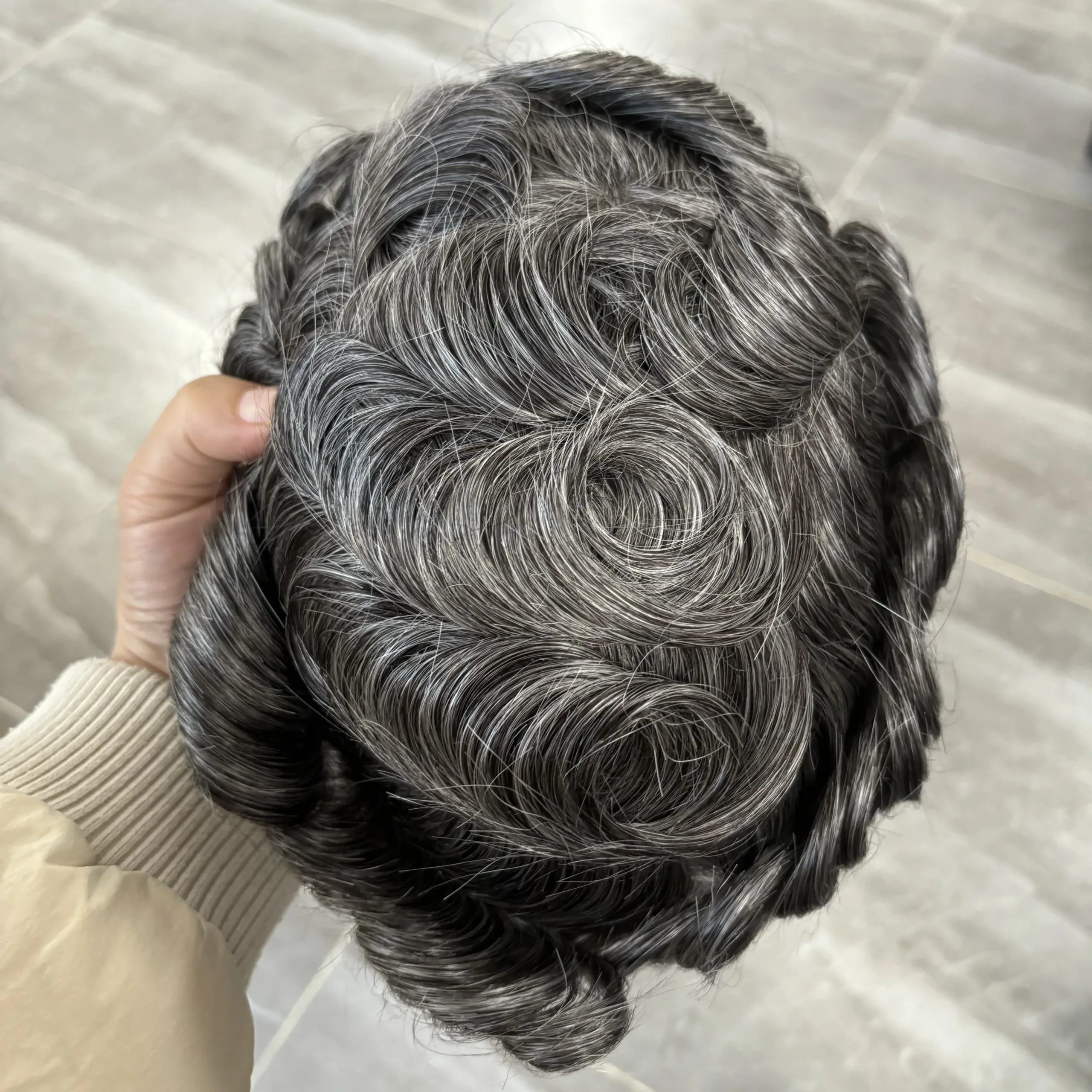 Indian Remy Hair Men's Toupee - Image 4