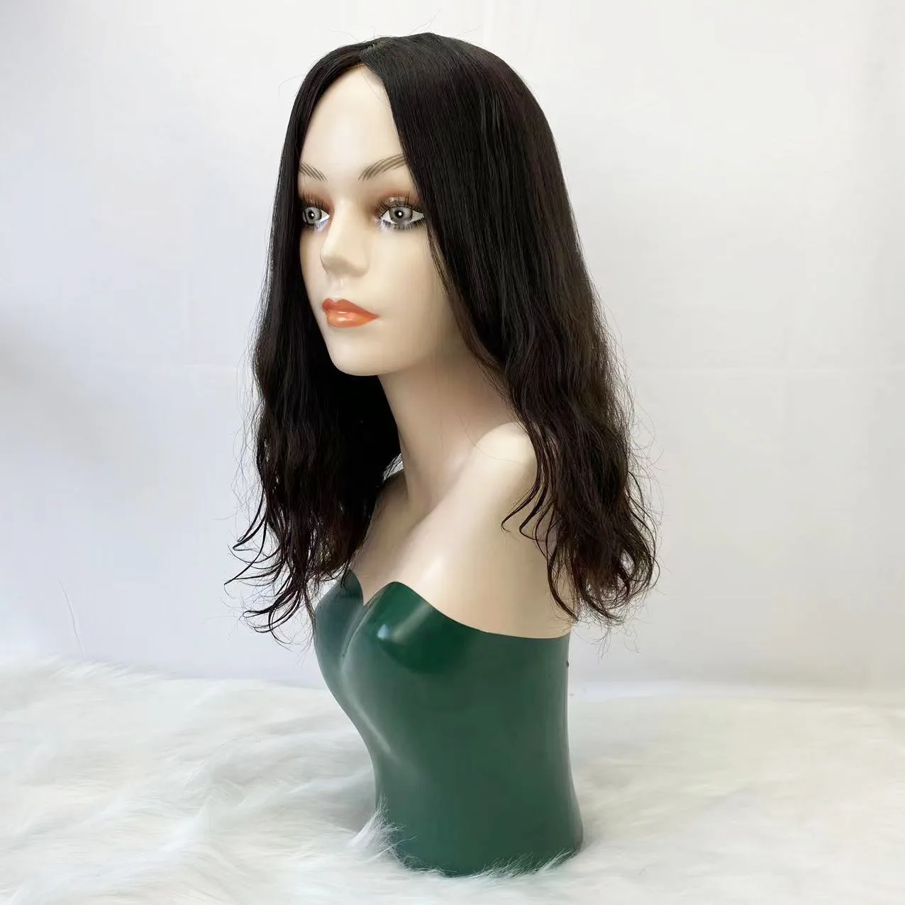 Short Silk Base Wavy Topper - Image 11