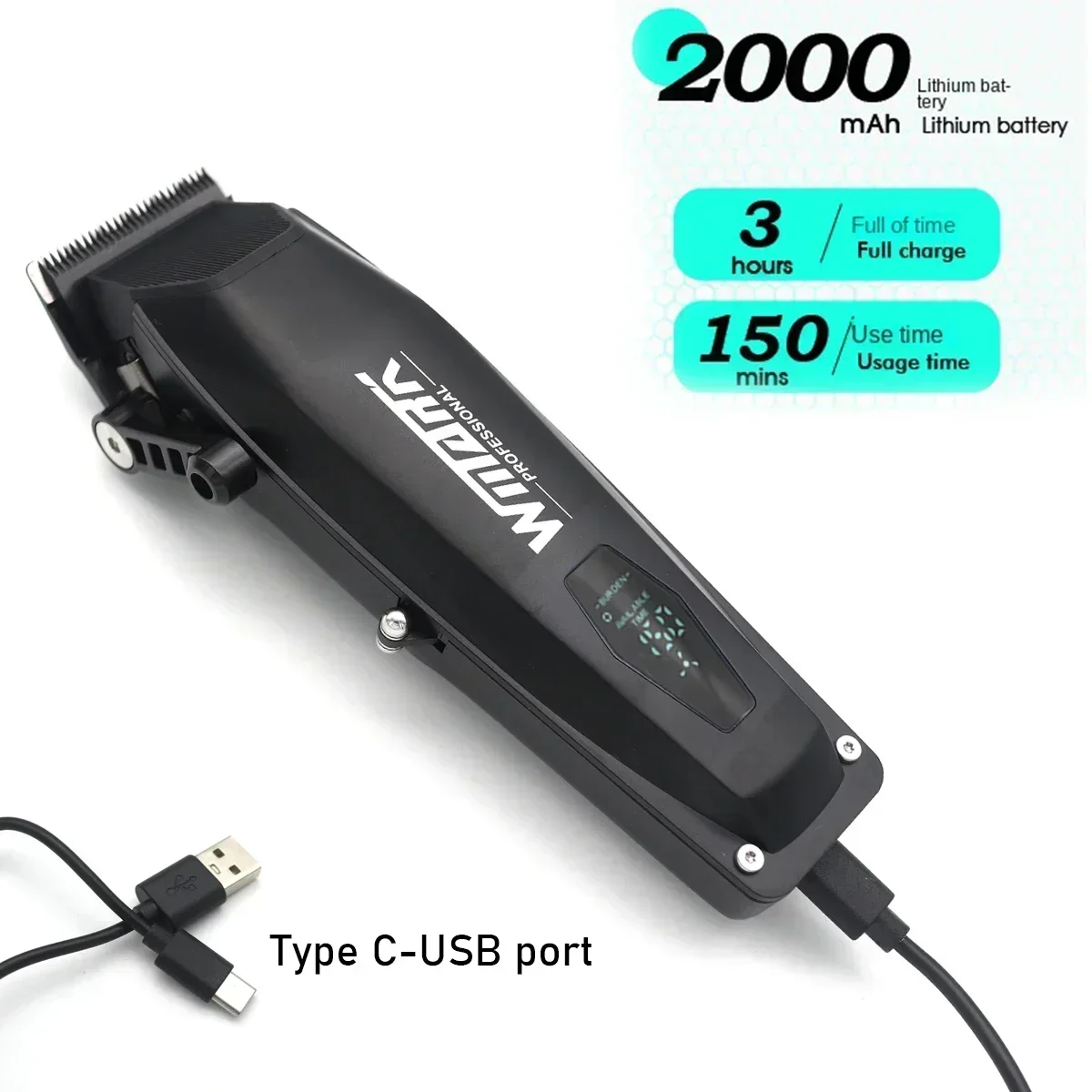 Professional Ceramic Blade Hair Clipper - Image 4