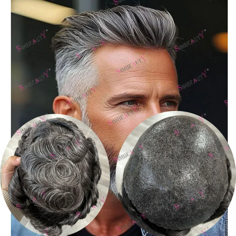 Indian Remy Hair Men's Toupee - Image 2