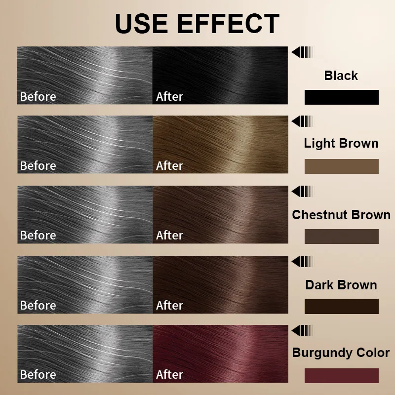 Wine Red Chestnut Brown Hair Dye - Image 2