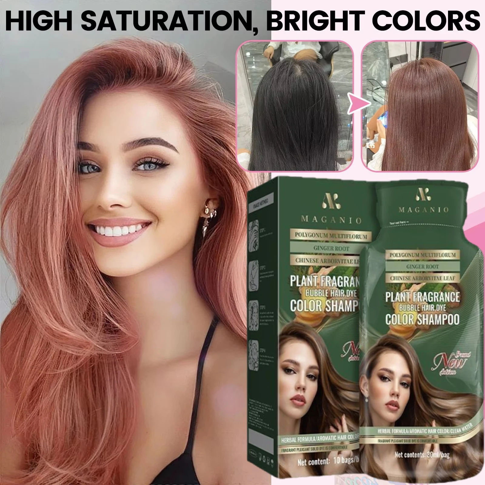 Wine Red Chestnut Brown Hair Dye