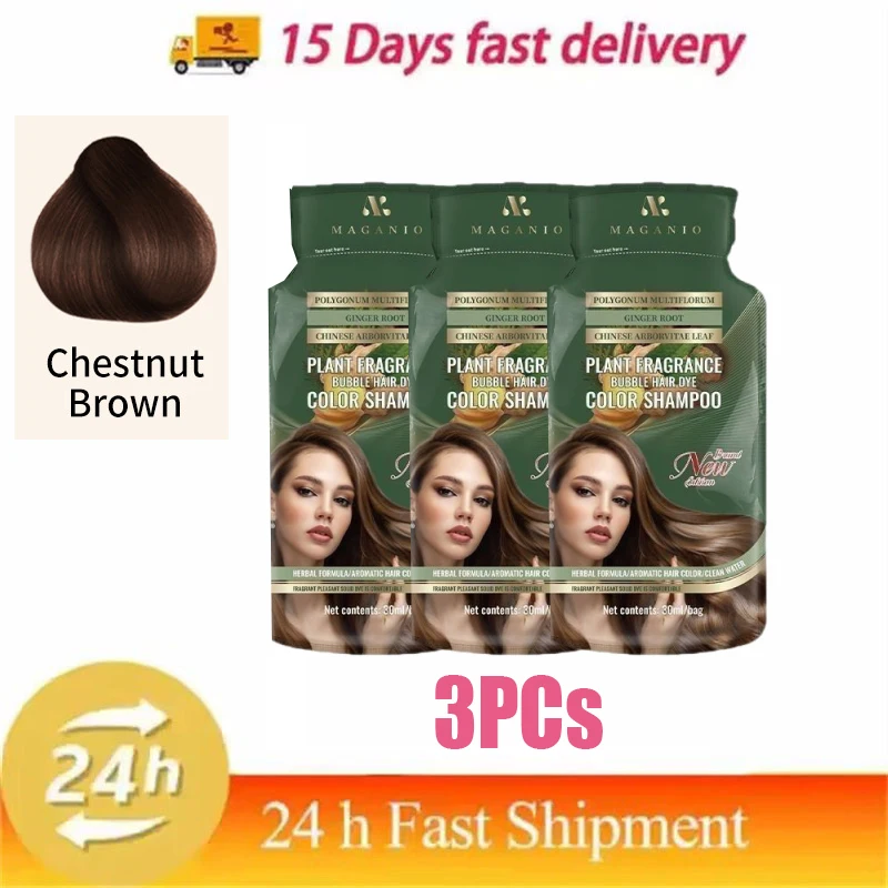 Wine Red Chestnut Brown Hair Dye - Image 17