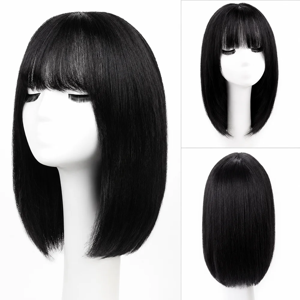 Silk Top Straight Human Hair Bob - Image 9