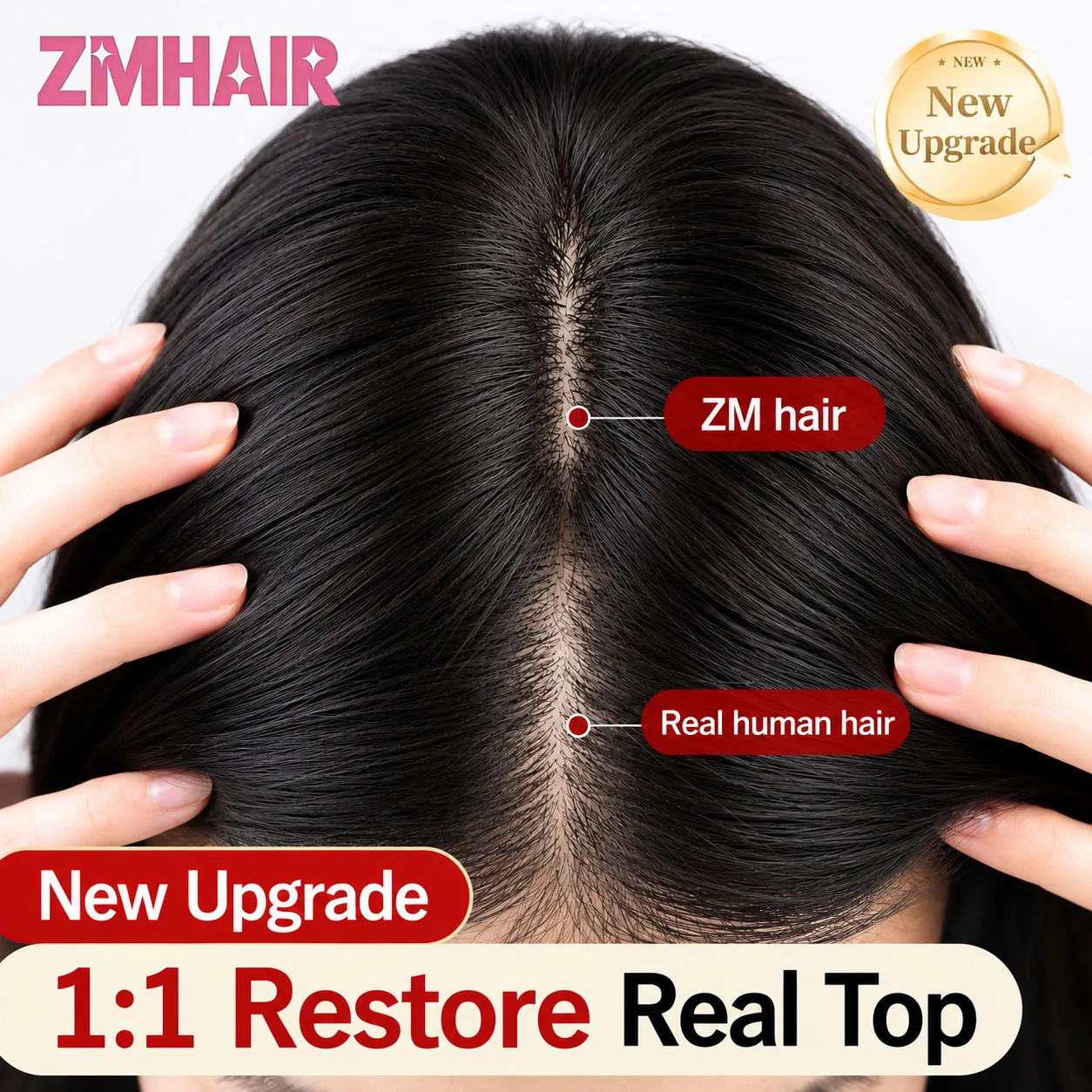 Silky Straight Bangs Human Hair - Image 10