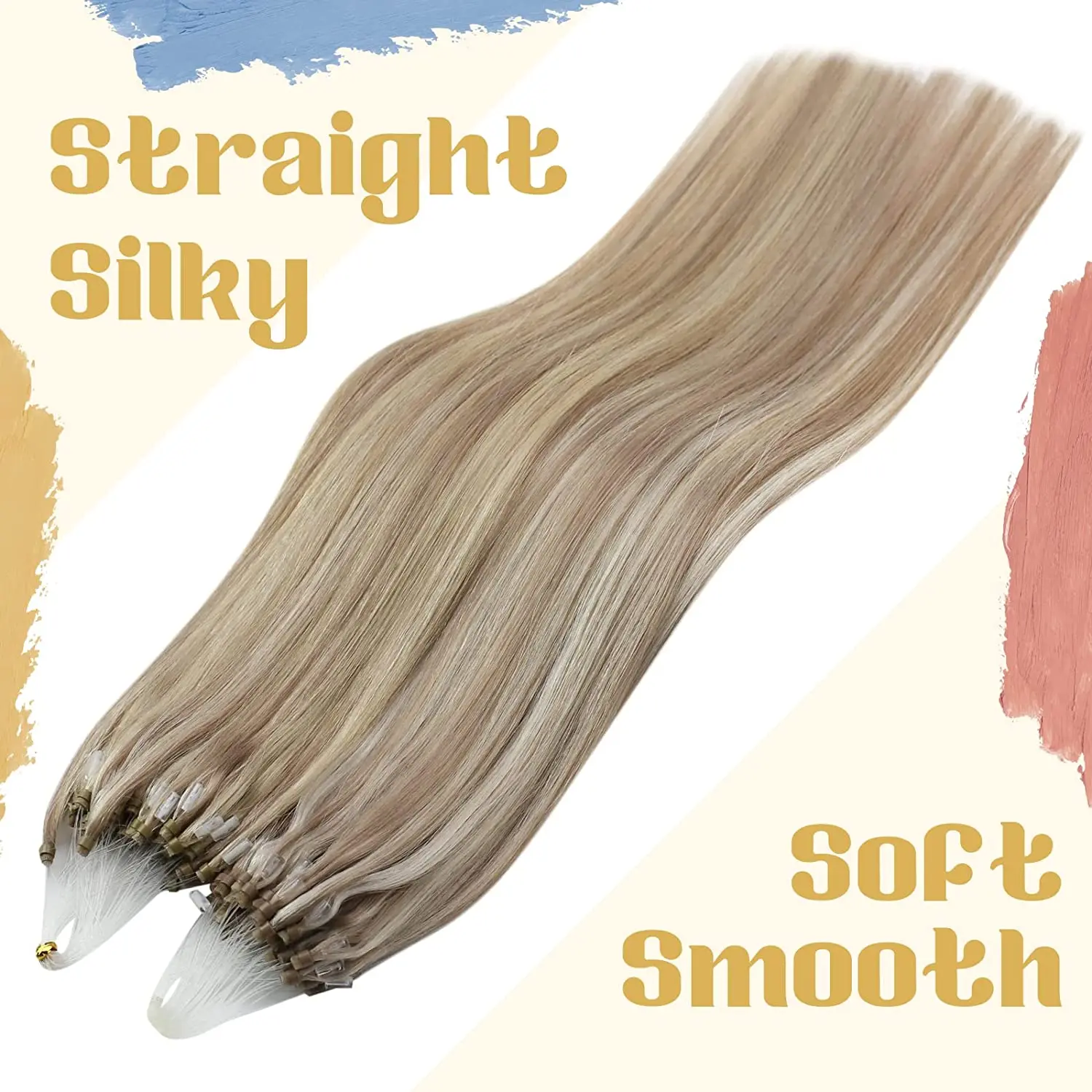 Microlink Platinum Blonde Extensions - Image 6