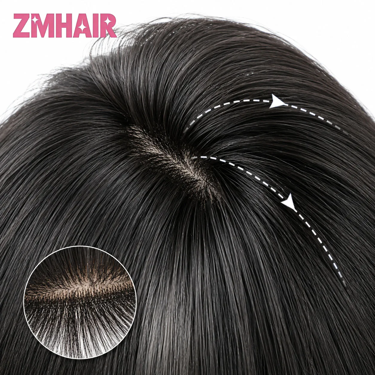 Silky Straight Bangs Human Hair - Image 4