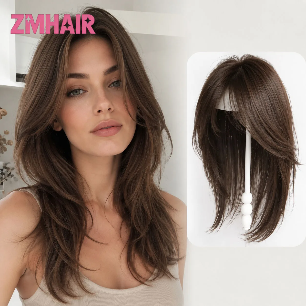 Silky Straight Bangs Human Hair - Image 13