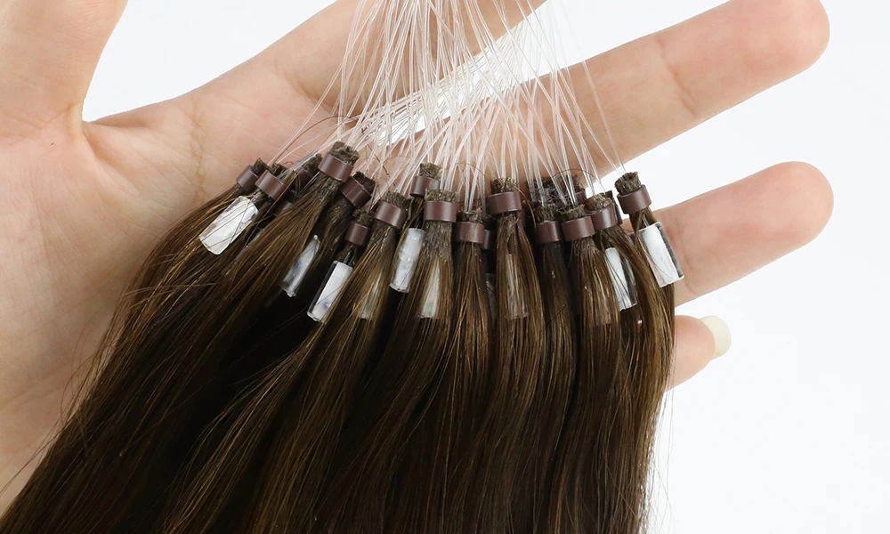 Microlink Platinum Blonde Extensions - Image 25