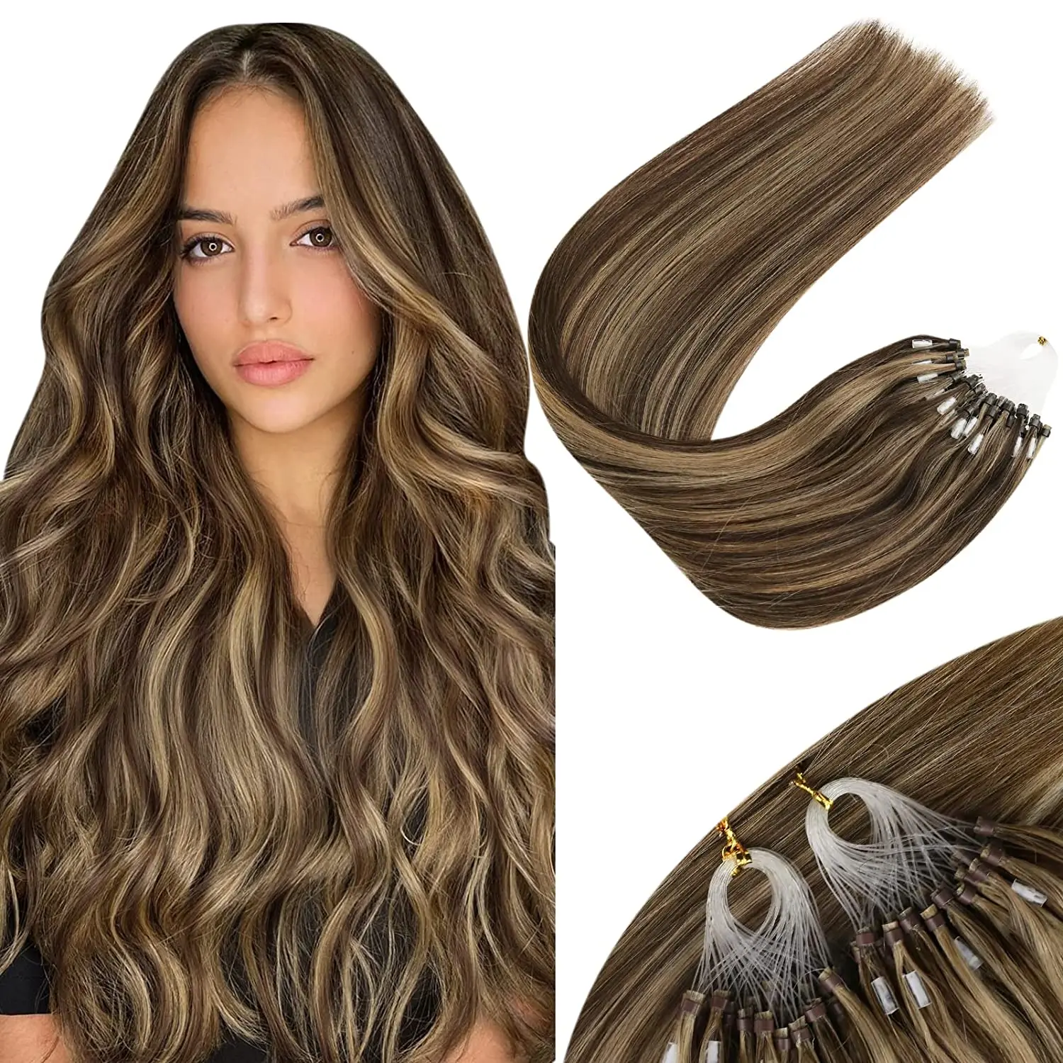 Microlink Platinum Blonde Extensions - Image 7
