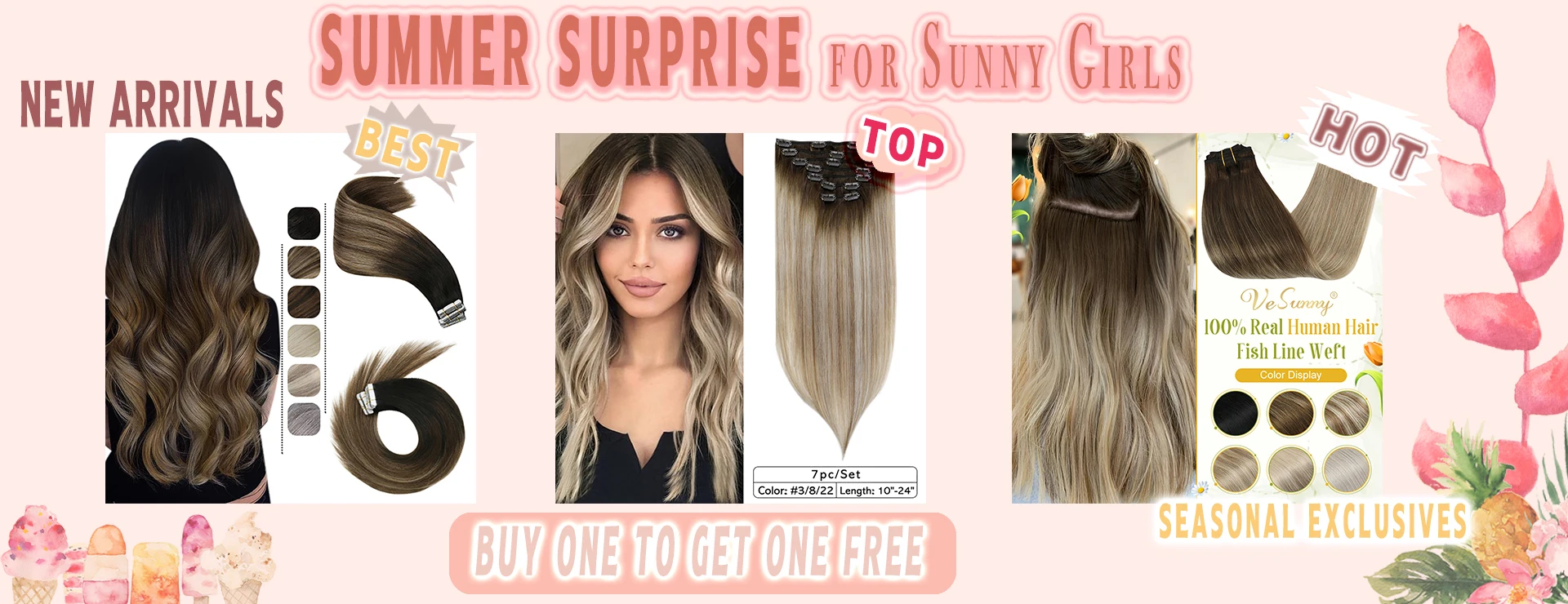Microlink Platinum Blonde Extensions - Image 19
