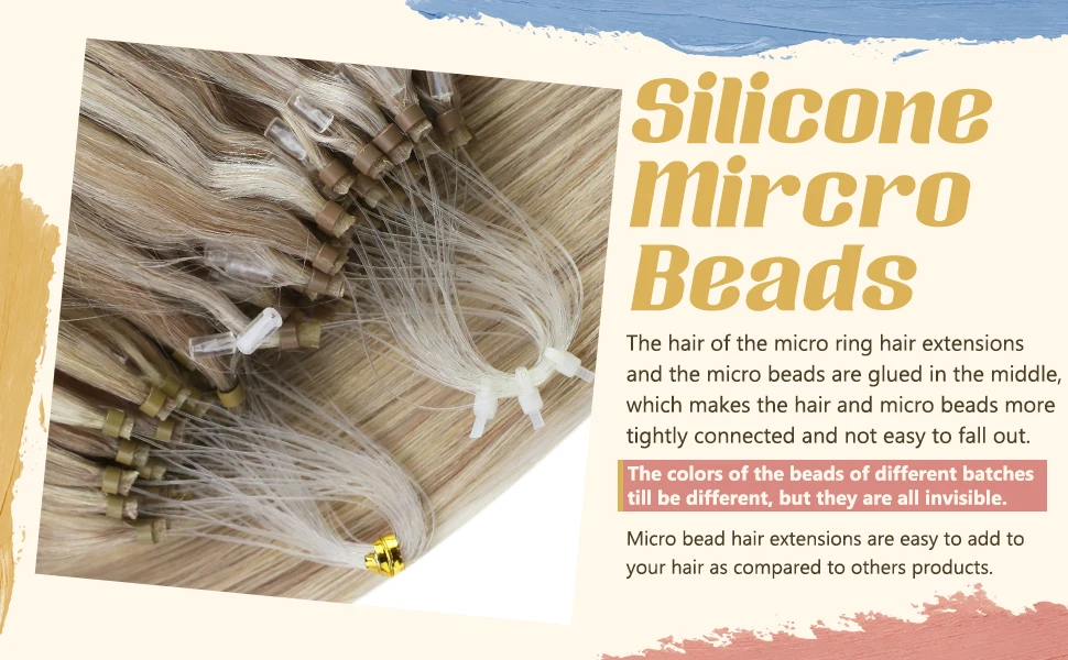 Microlink Platinum Blonde Extensions - Image 21