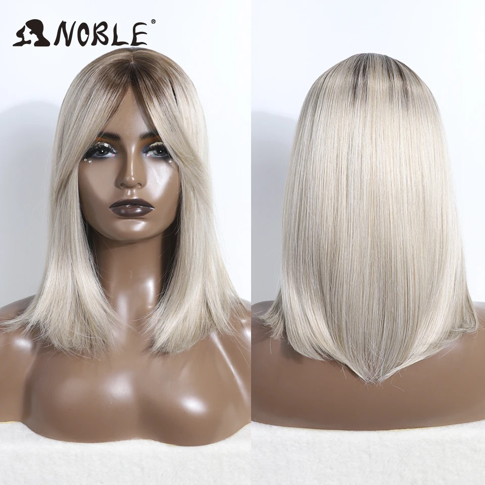 Silky Straight Synthetic Cosplay Bob Wig